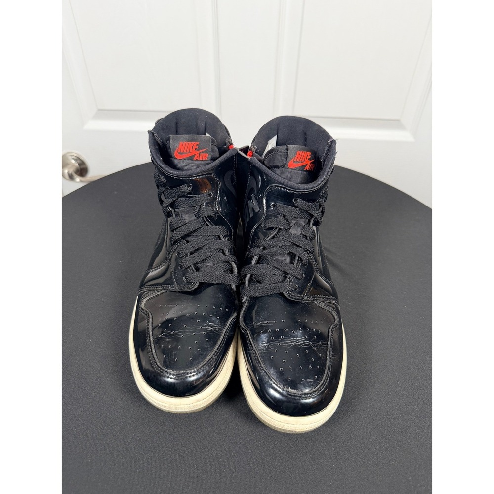 Nike Air Jordan 1 Rebel XX Black Patent Leather High Top AR5599-001 Mens 8.5